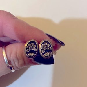 Vintage silver earrings .925